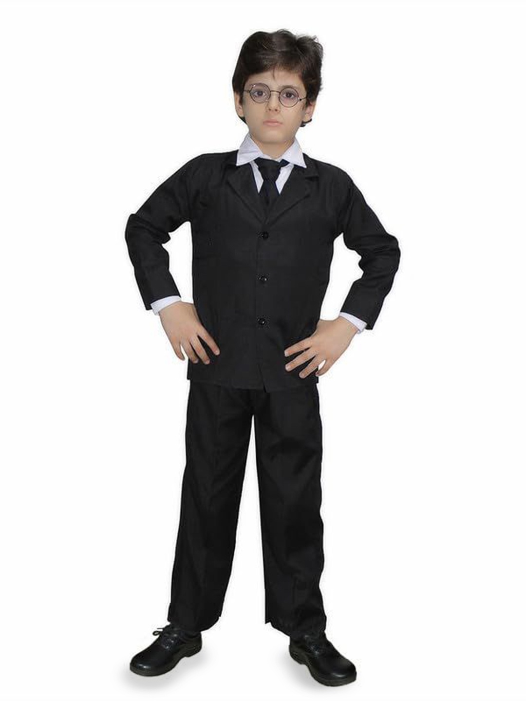 

Kaku Fancy dresses Boys Dr.Bhimrao Ambedkar National Hero Costume, Black