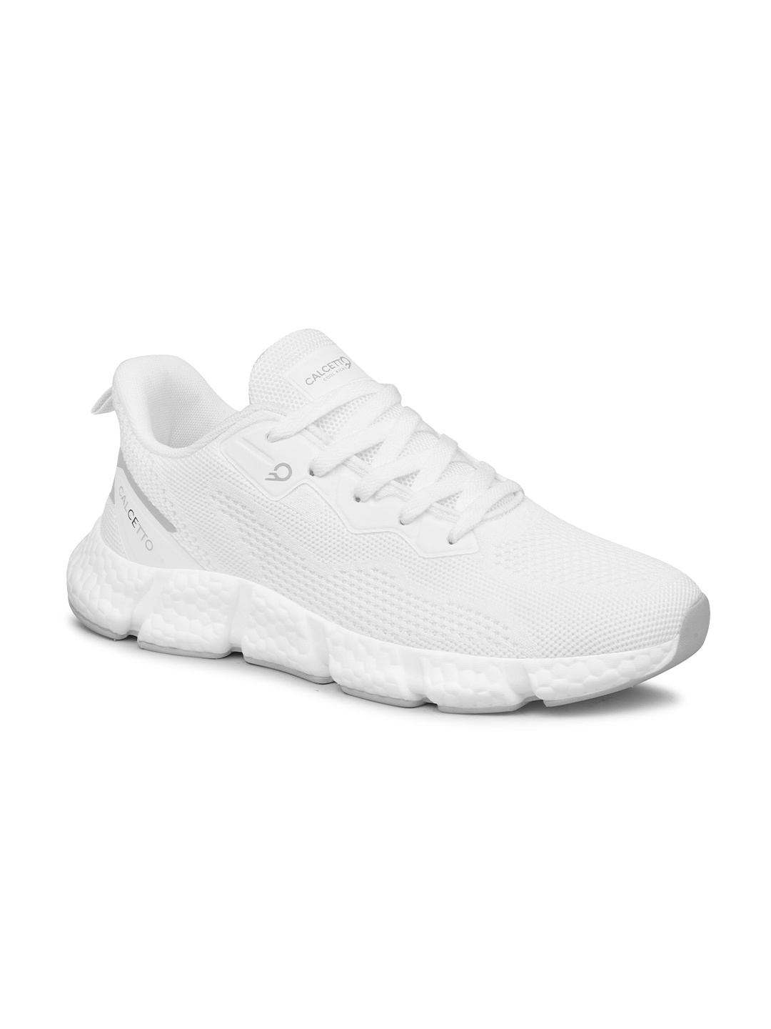 

Calcetto Men Mesh Running Non-Marking Shoes, White