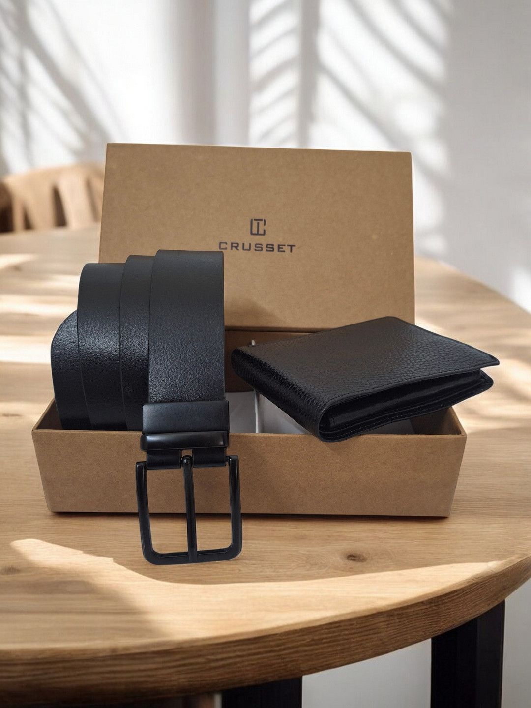 

CRUSSET Men Accessory Gift Set of, Black