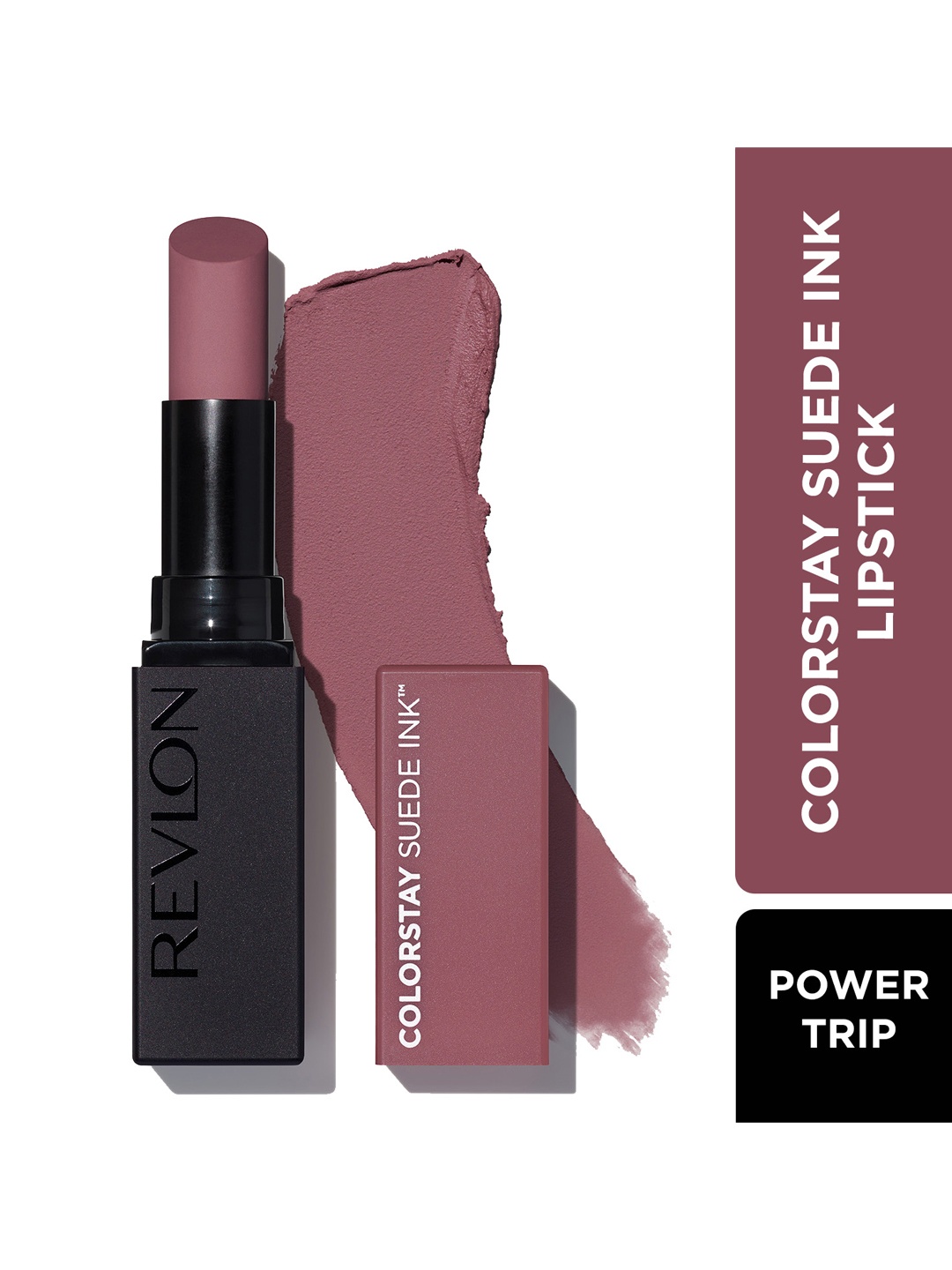 

Revlon Colorstay Suede Ink Non-Transfer Matte Lipstick with Vitamin E - Power Trip, Mauve