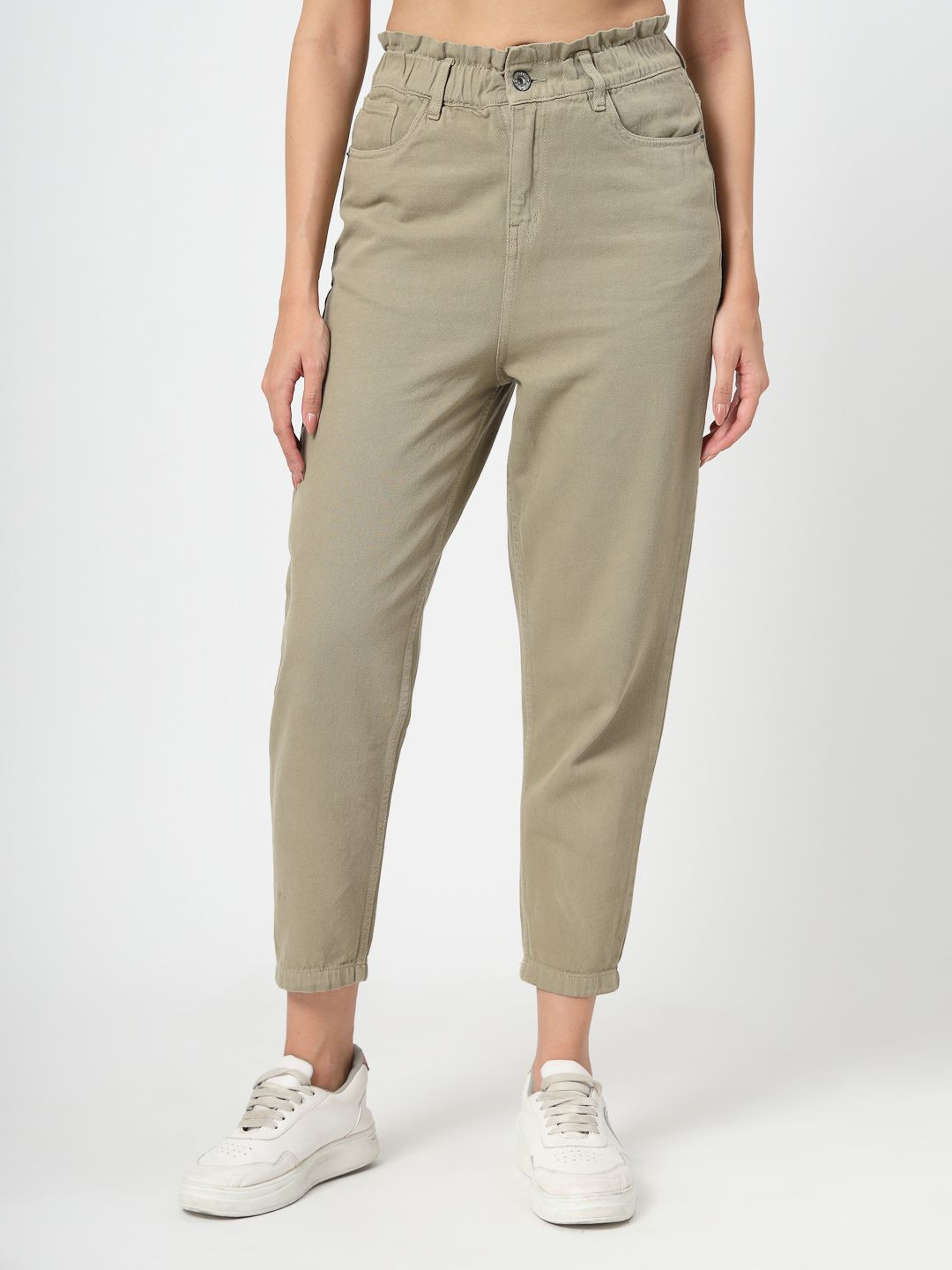 

COSMIC Women Regular Fit High-Rise Jeans, Grey