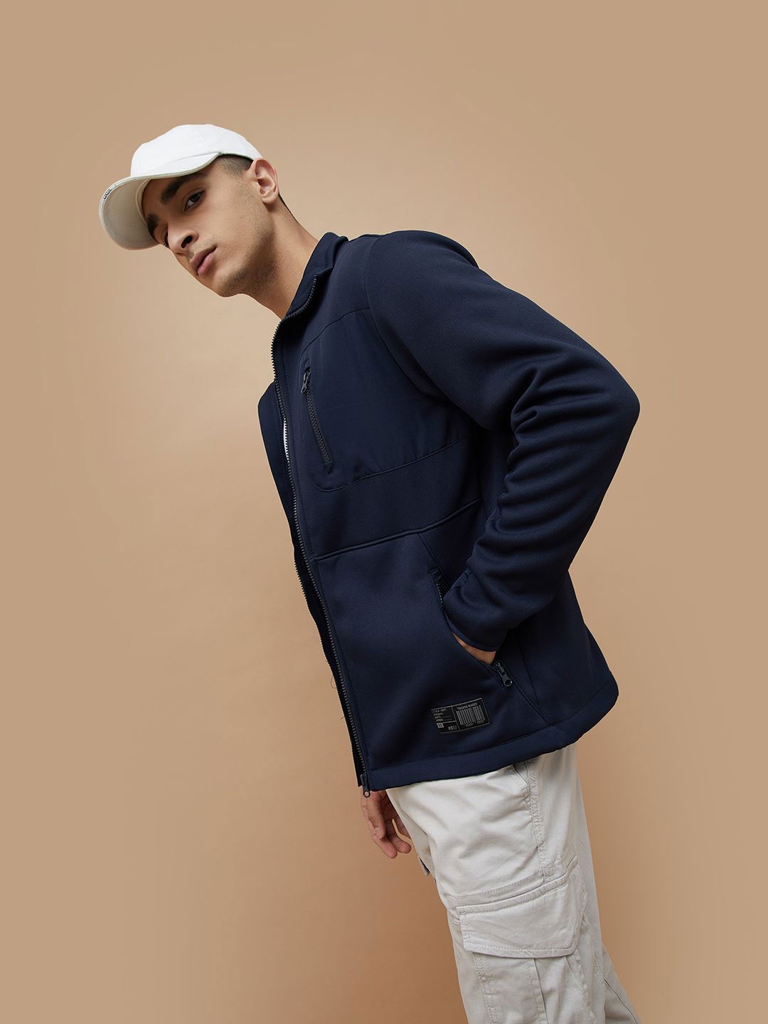 

Bossini Men High Neck Sweatshirt, Blue