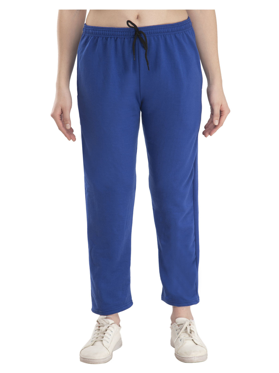 

IndiWeaves Women Mid-Rise Track Pant, Blue
