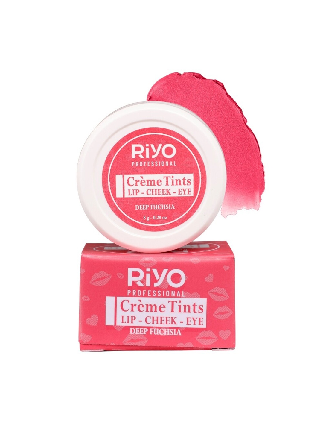 

Riyo Herbs Professional Lip & Cheek Tint - 8g - Deep Fuchsia