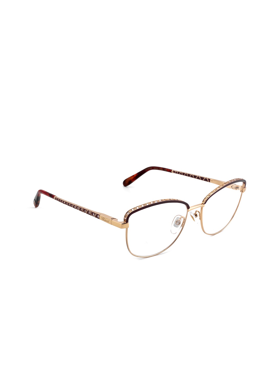 

Chopard Women Full Rim Cateye Frames, Gold