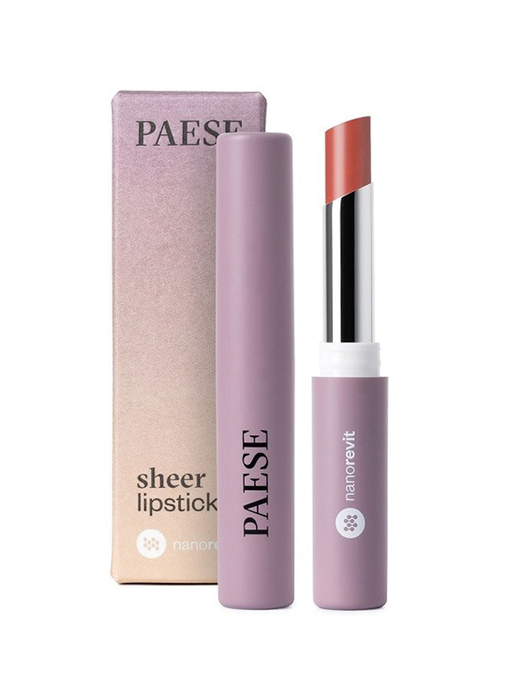 

Paese Cosmetics Nanorevit Long-Lasting Sheer Lipstick 2.2g - Pink