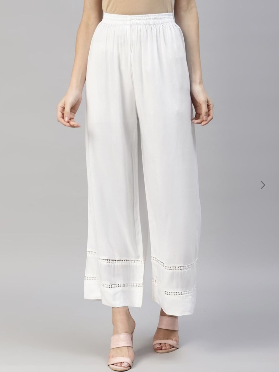 

Moda Rapido Women Trousers, White
