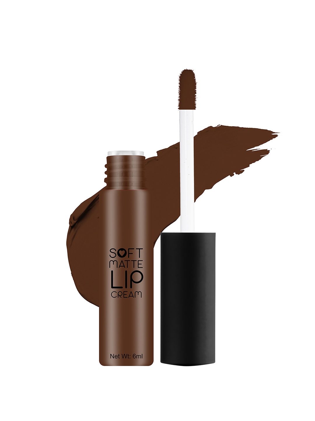 

SWISS BEAUTY Soft Matte Long Lasting Liquid Lipstick 6 ml - Rustic Cocoa 41, Coffee brown