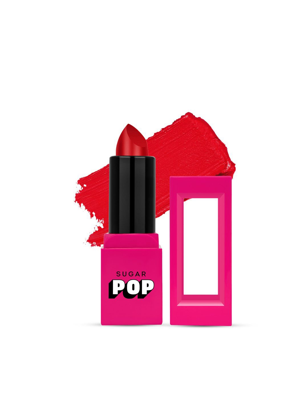 

SUGAR POP Satin Matte Luxe Lipstick 3.5gm - 16 Zinnia, Red