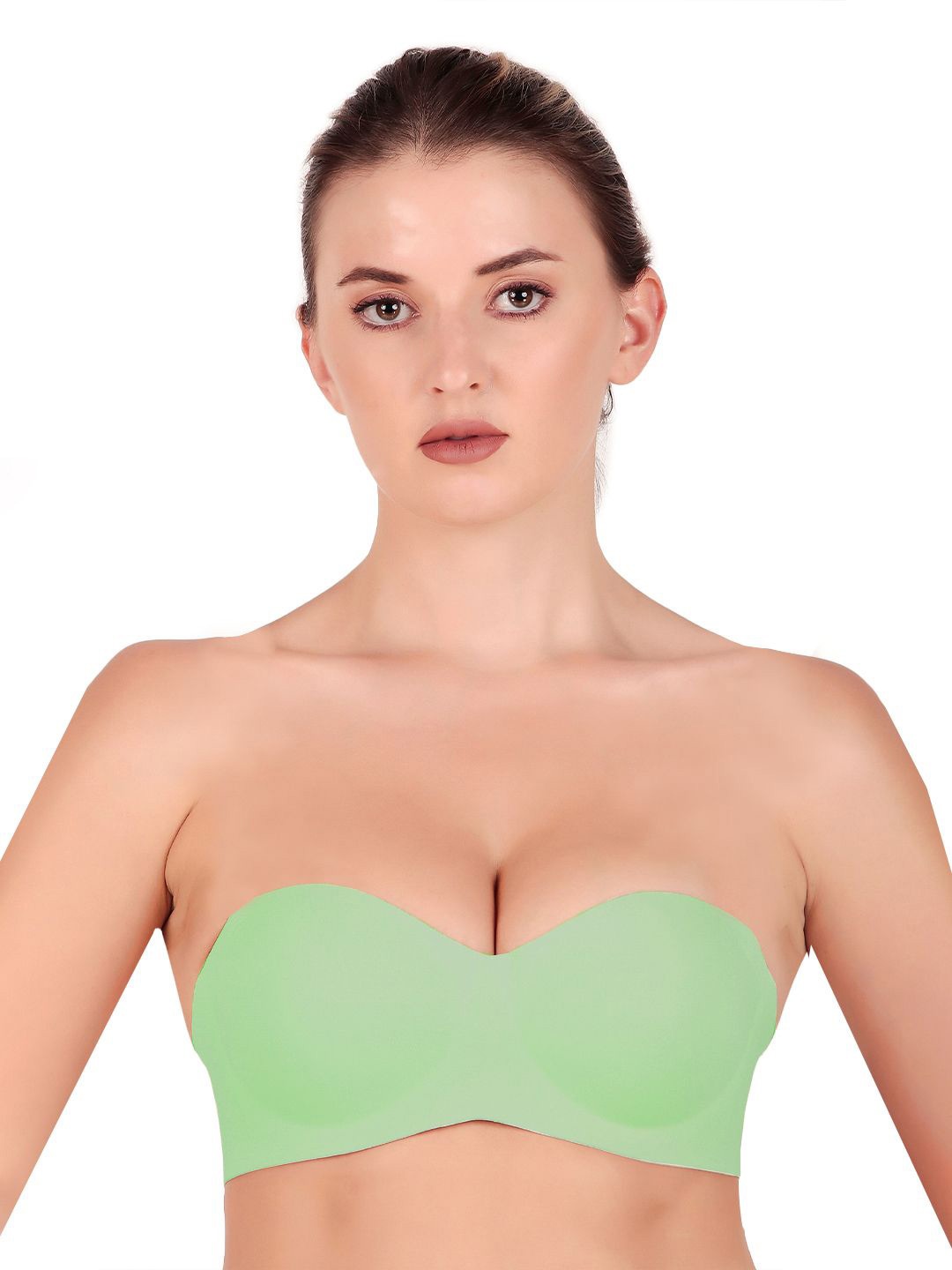 

Secret Lives Women Full Coverage Underwired and Heavily Padded Push-Up Bra, Green
