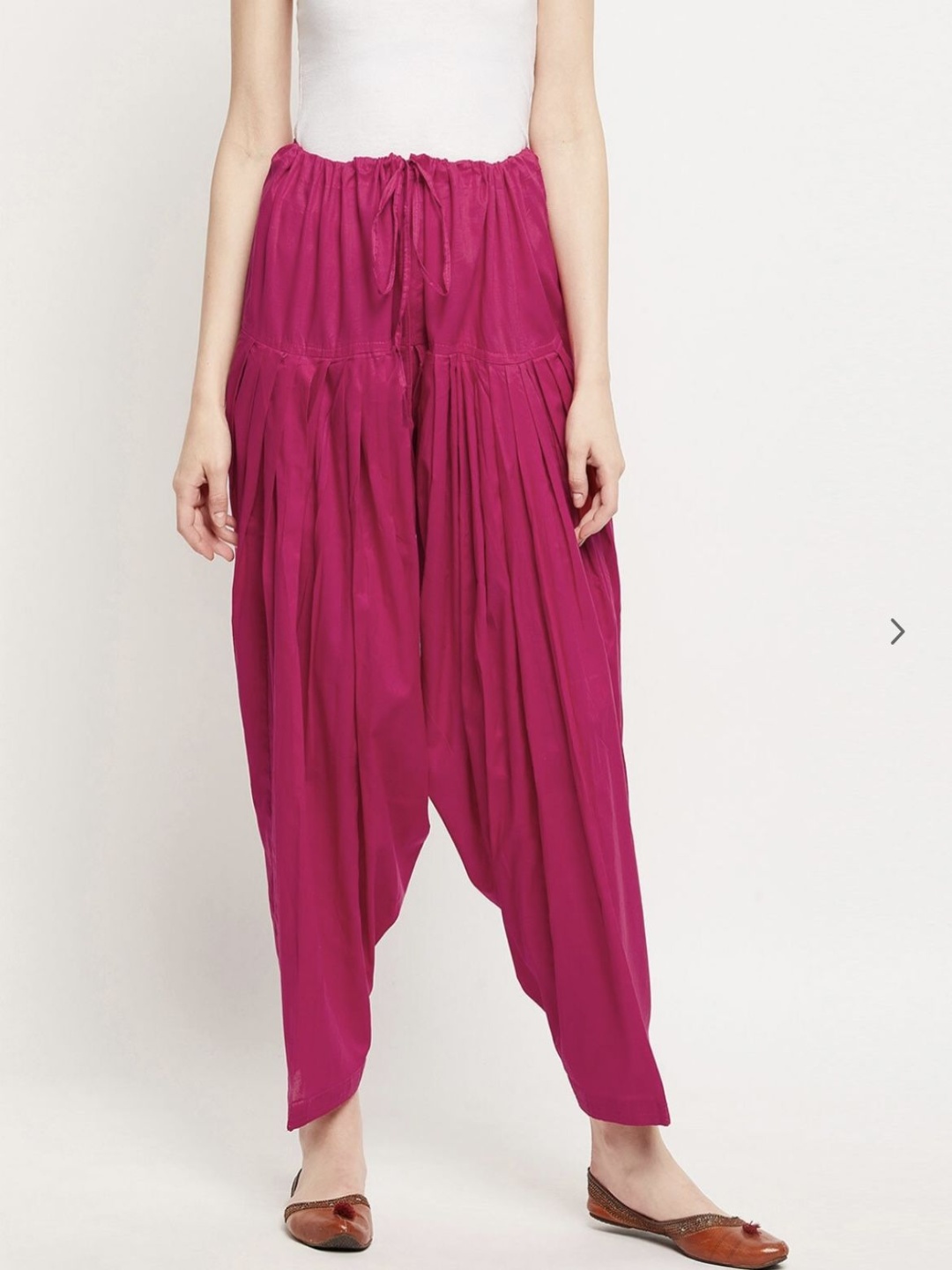 

Moda Rapido Women Pleated Jodhpuris Trousers, Pink