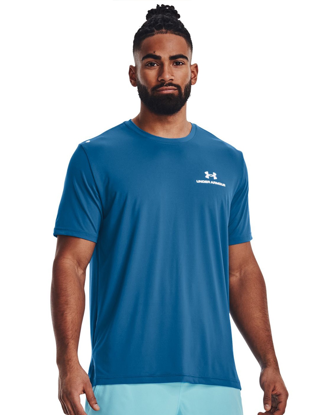 

UNDER ARMOUR Men Rush Energy Short Sleeve Tshirt, Blue