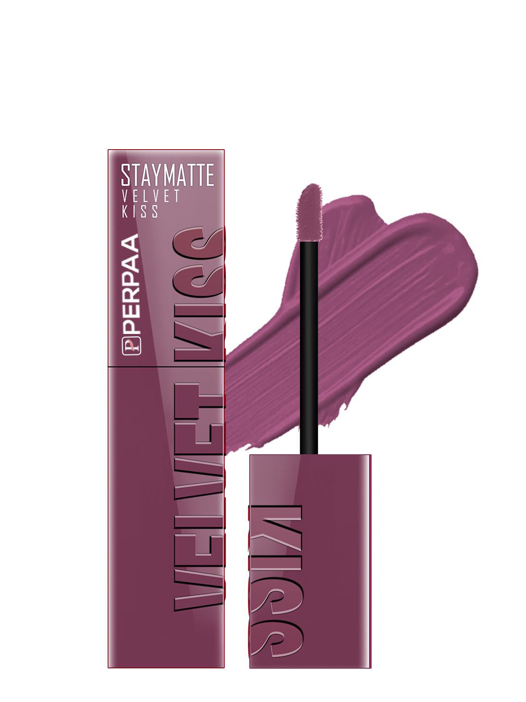 

PERPAA Velvet Kiss Stay Matte Waterproof Liquid Lipstick- 3.5 ml- Dark Mauve 06