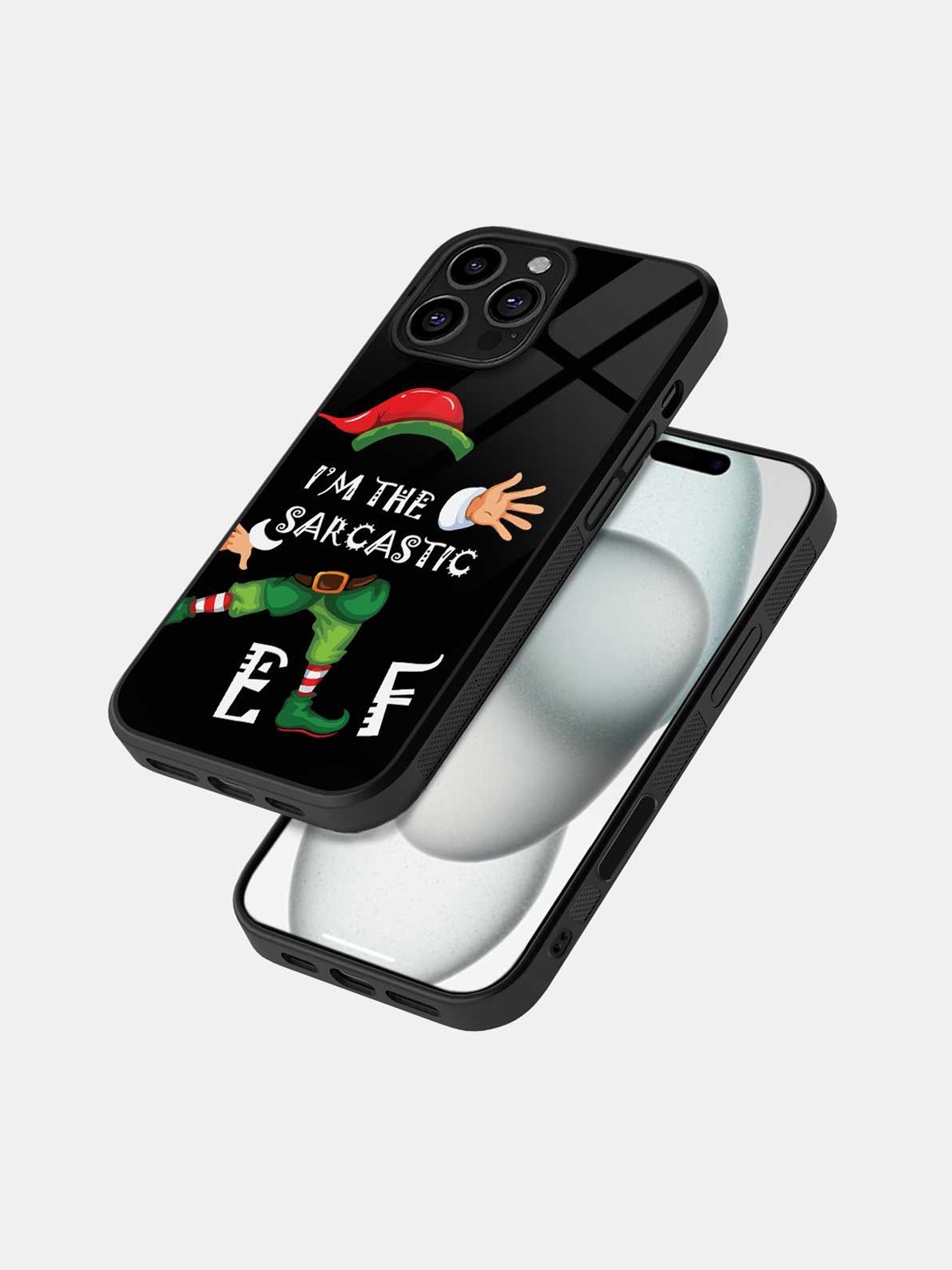 

macmerise Typography Printed iPhone 16 Pro Max Bumper Case Mobile Accessories, Black
