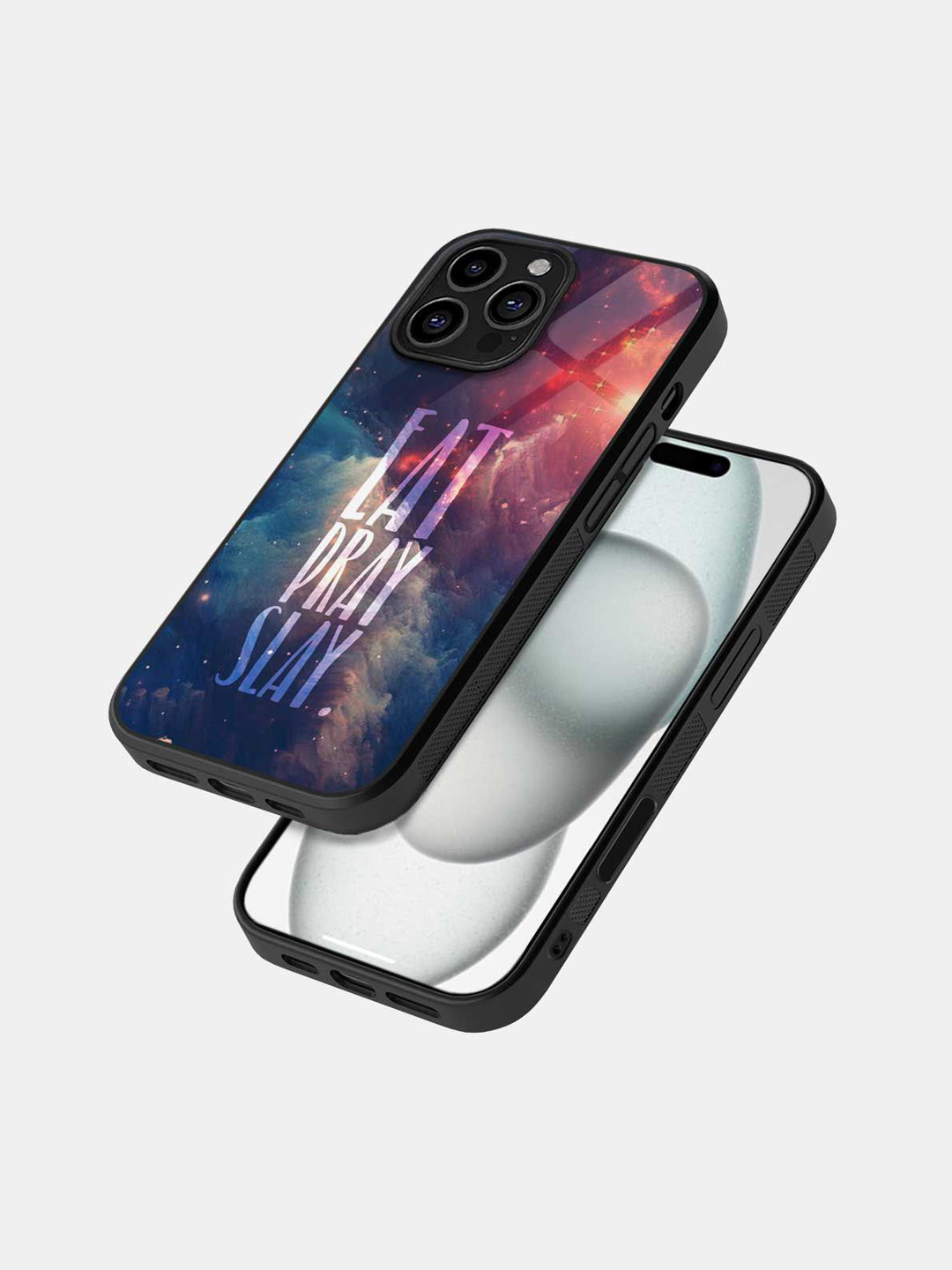 

macmerise Typography Printed iPhone 16 Pro Max Bumper Case Mobile Accessories, Black