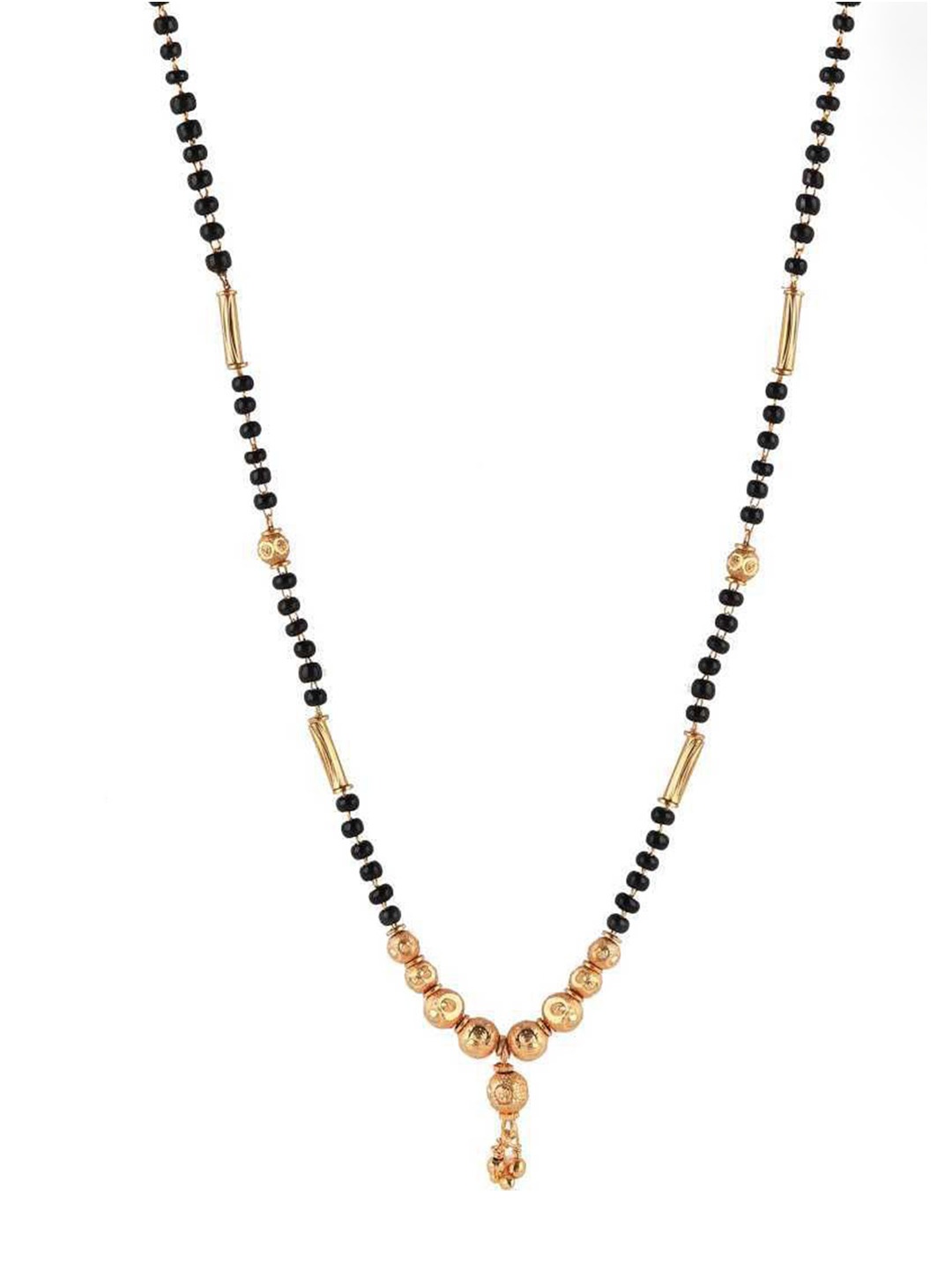 

Wynona Gold-Plated Artificial Beads Mangalsutra