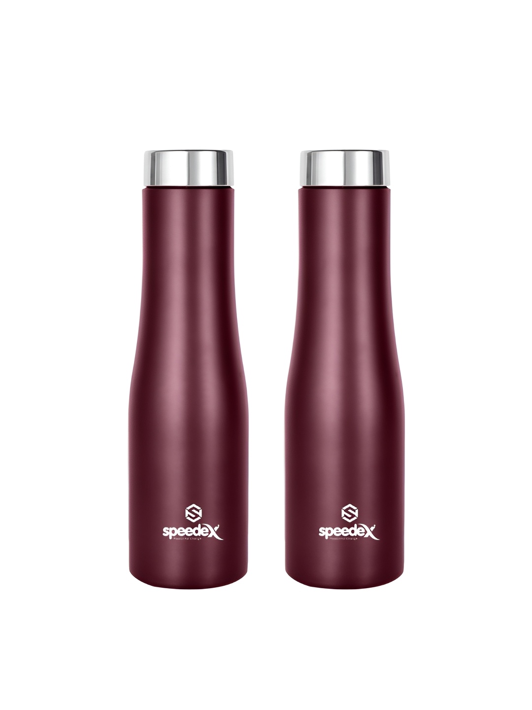 

Speedex Multicoloured Set of 2 Stainless Steel Solid Water Bottle, Multi