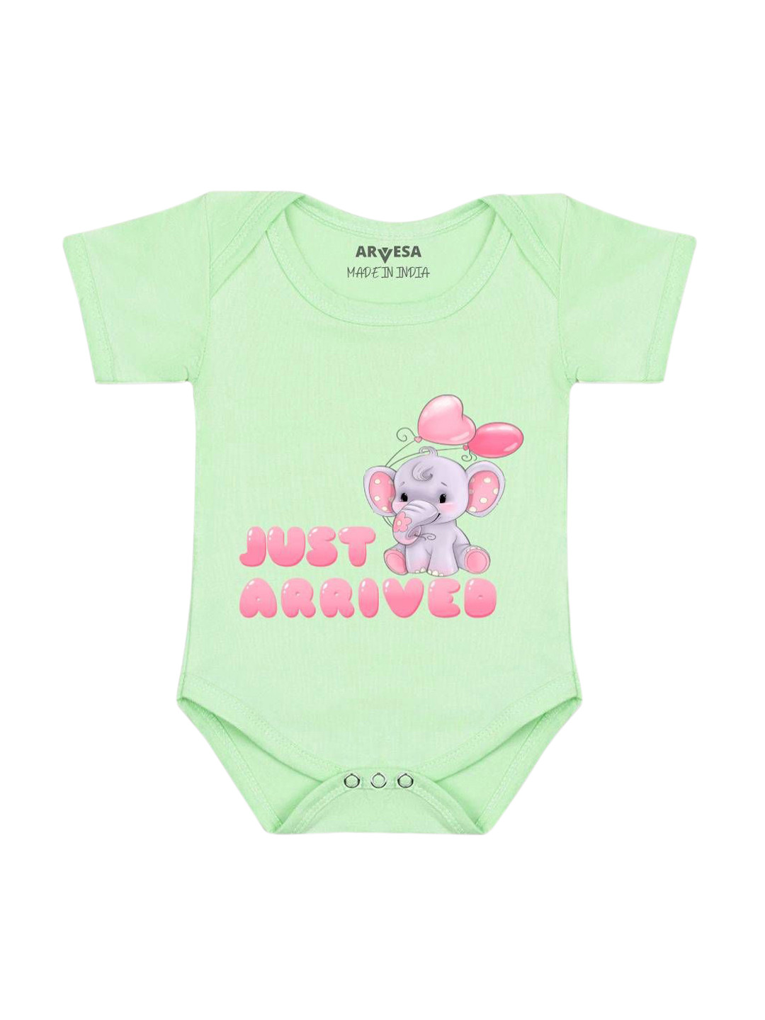 

Arvesa Infants Printed Bodysuit, Green
