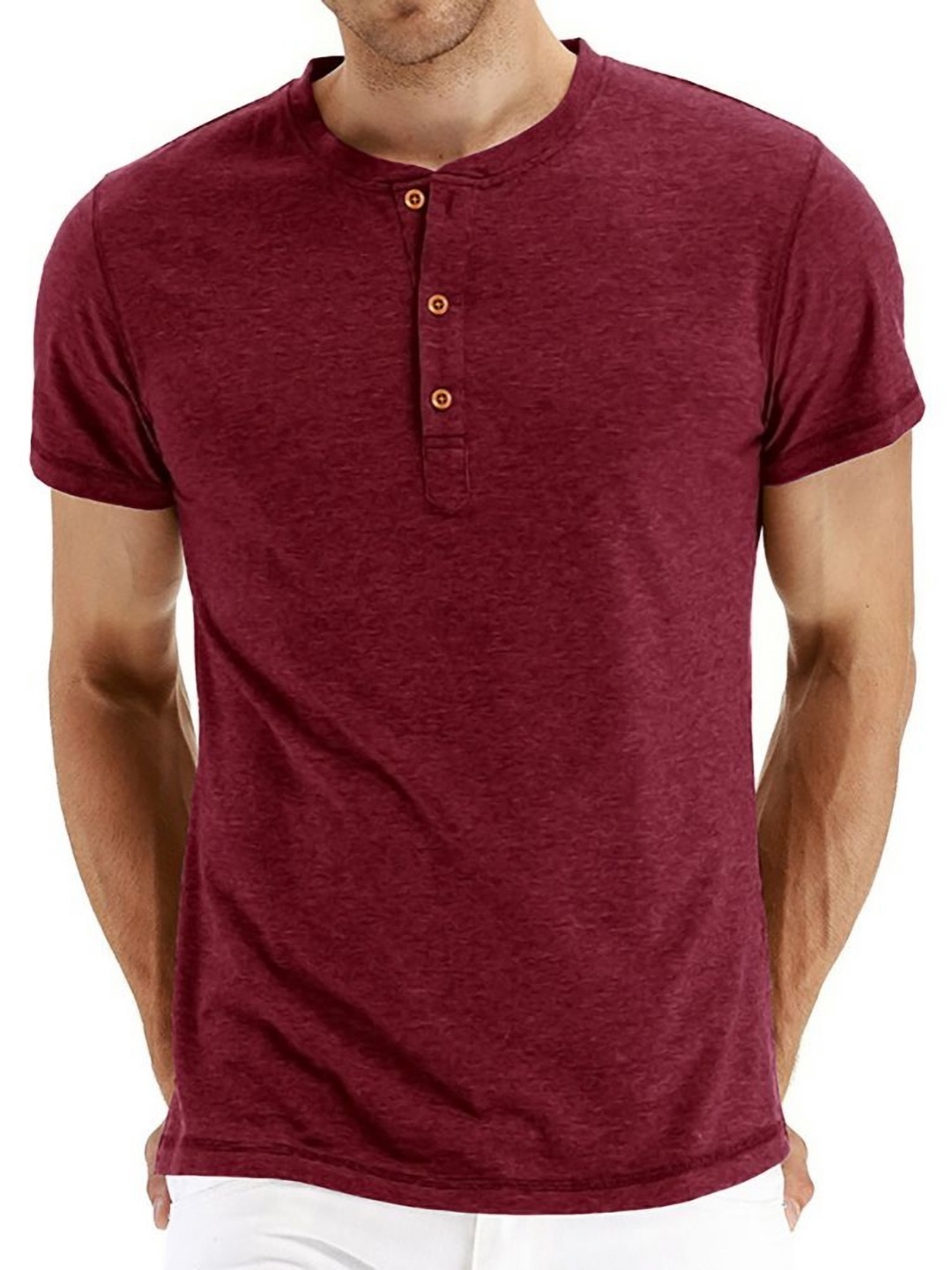 

StyleCast x Revolte Men T-shirt, Maroon
