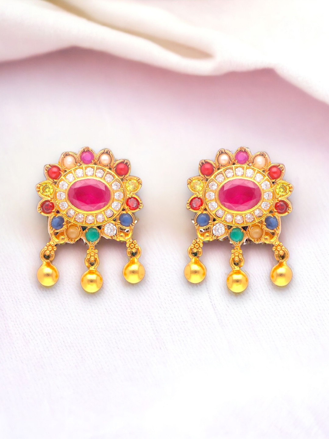 

Luxevogue Contemporary Drop Earrings, Yellow