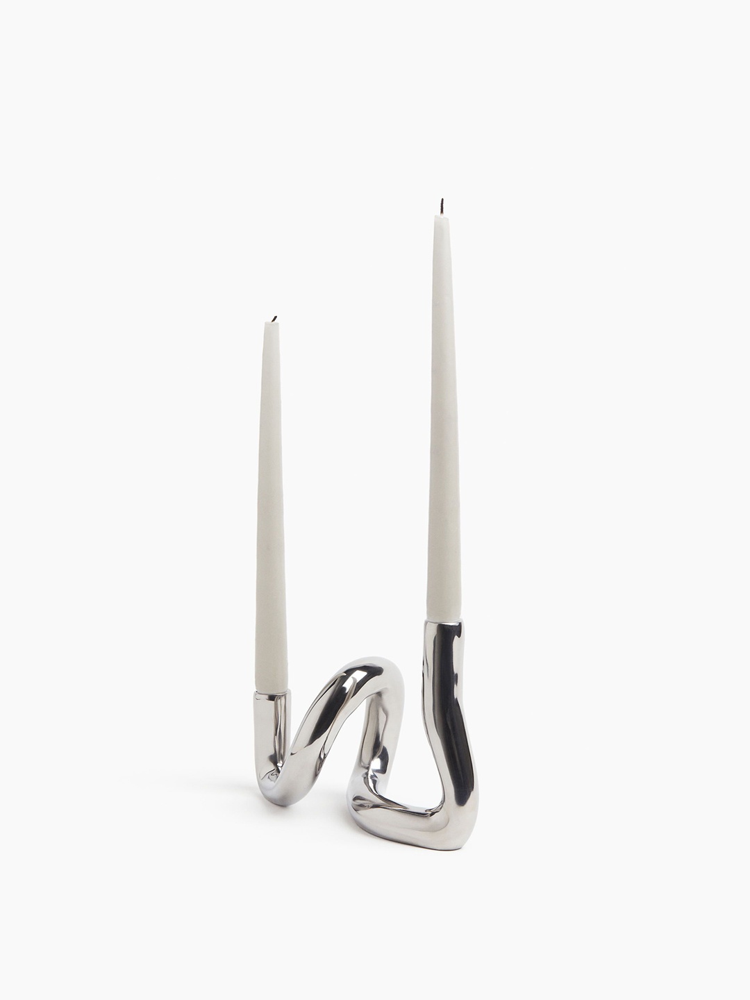 

H&M Silver-Toned Metal Candlestick