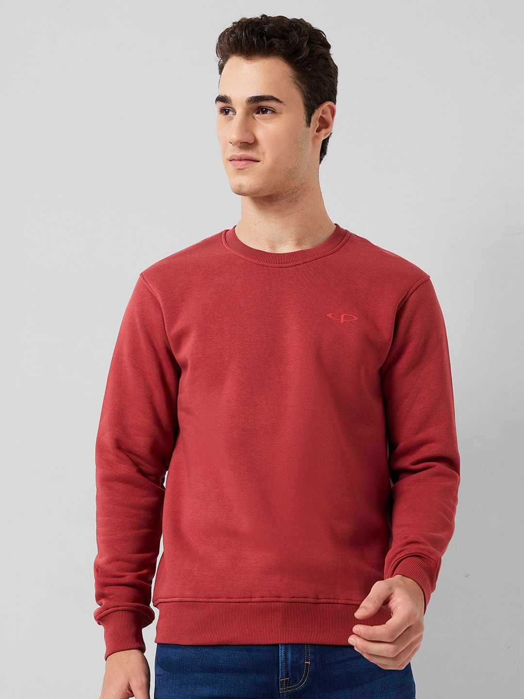 

ColorPlus Men Sweatshirt, Red