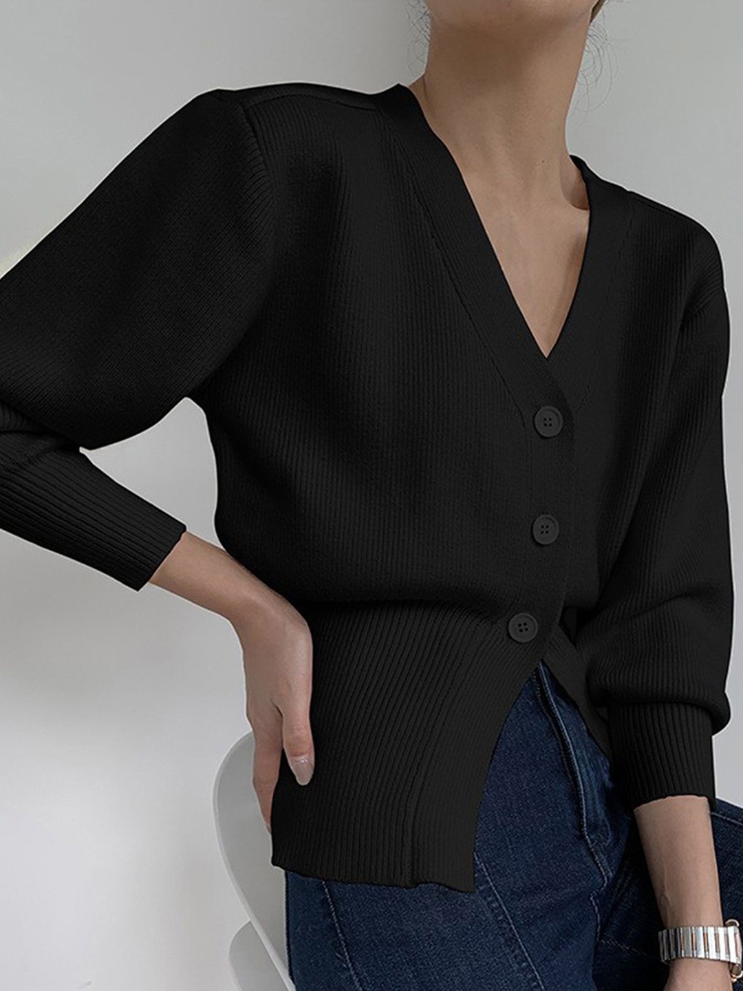 

LULU & SKY Women Cardigan, Black