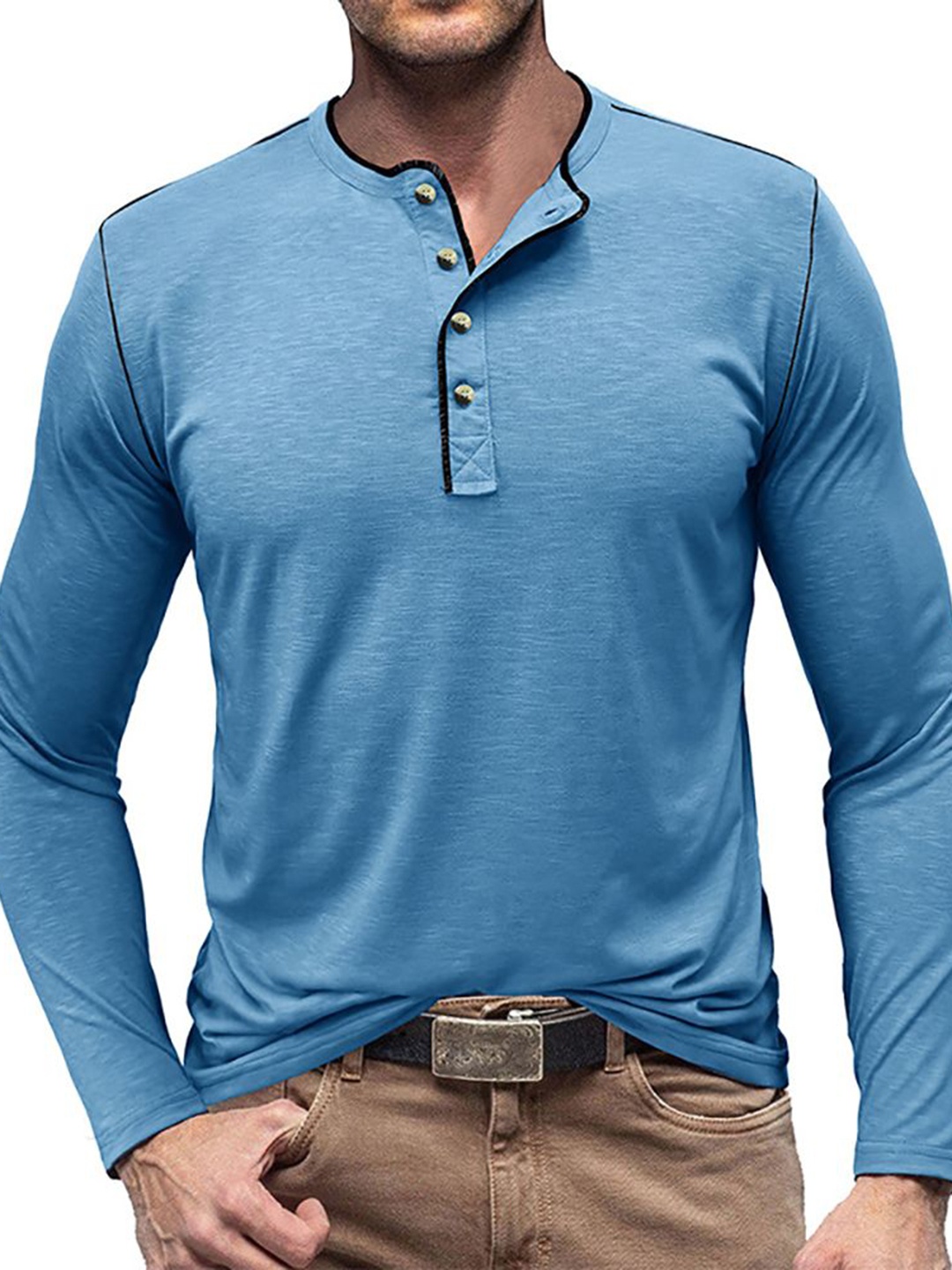 

StyleCast x Revolte Men T-shirt, Blue