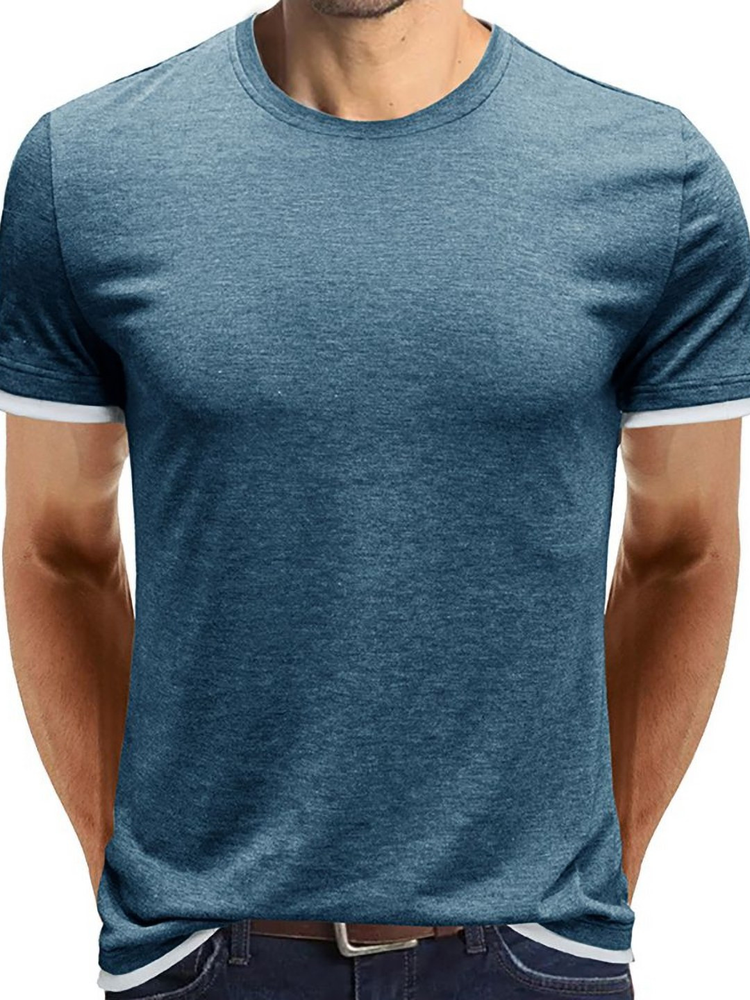 

StyleCast x Revolte Men T-shirt, Blue