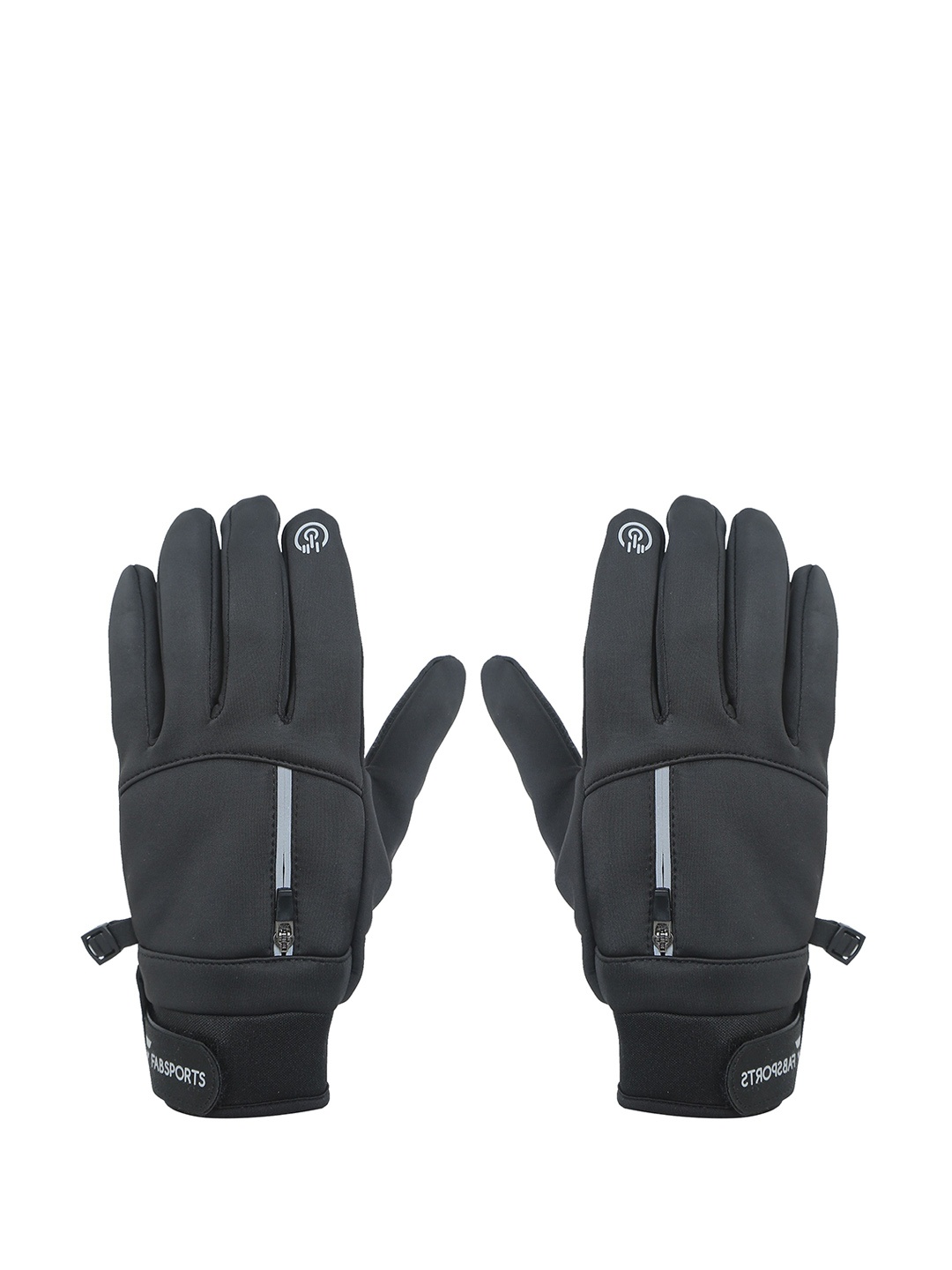 

FabSeasons Men Biking Gloves, Black