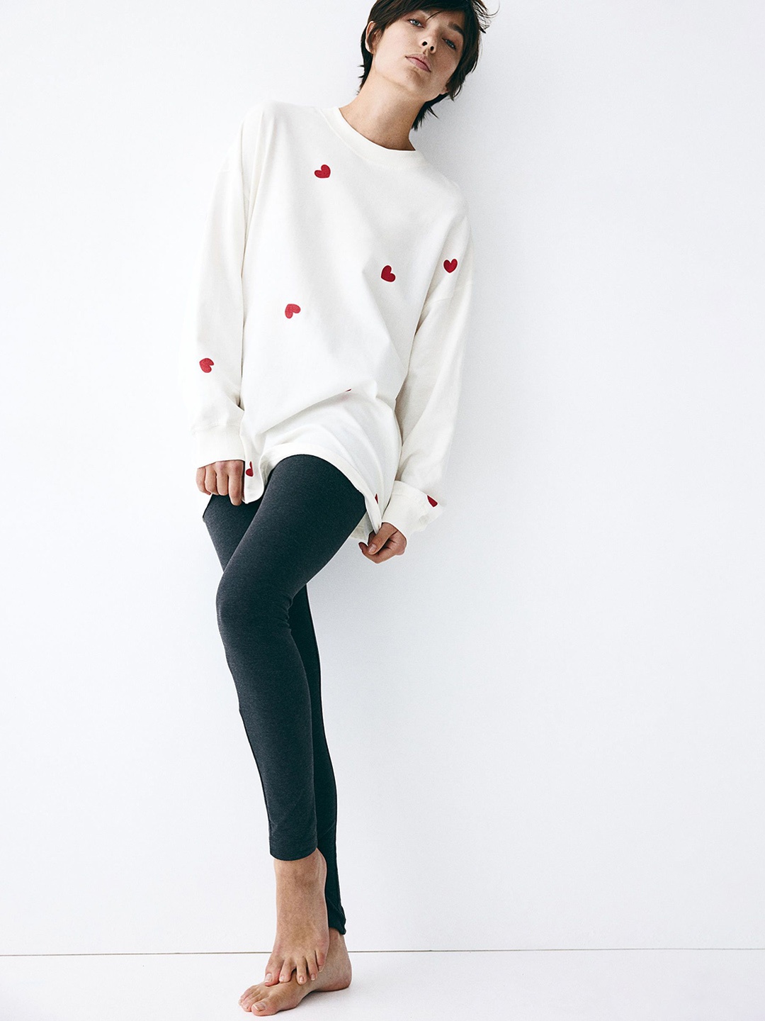 

H&M Printed Pyjamas, White