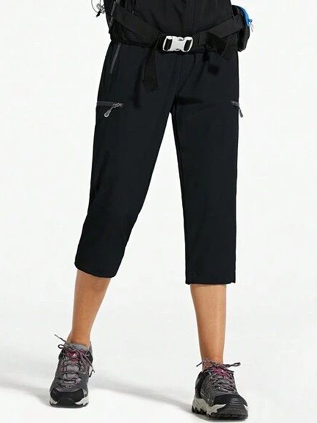 

TABADTOD Women Striped Relaxed Loose Fit Trousers, Black