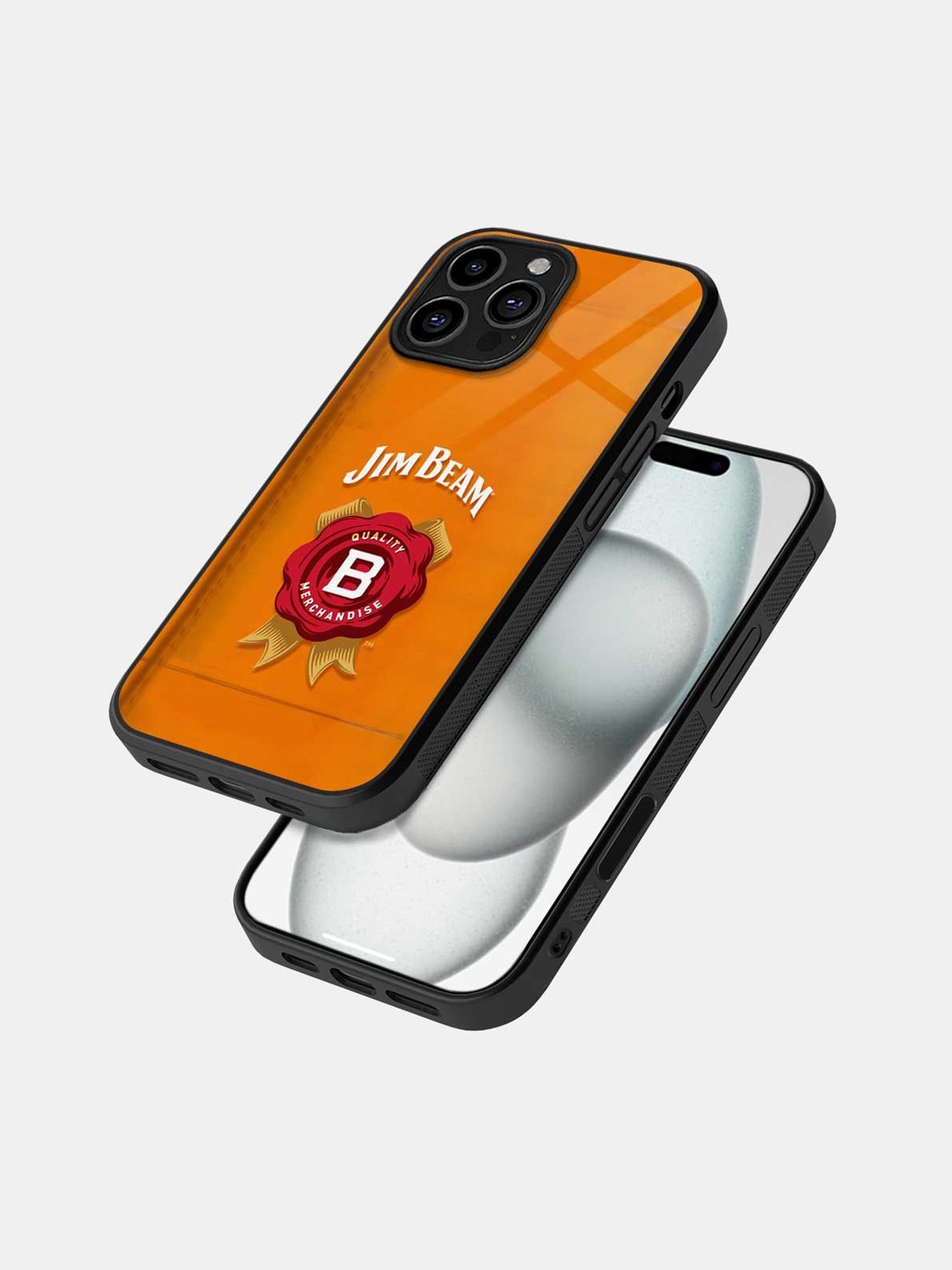 

macmerise Typography Printed iPhone 16 Pro Max Back Case Mobile Accessories, Orange