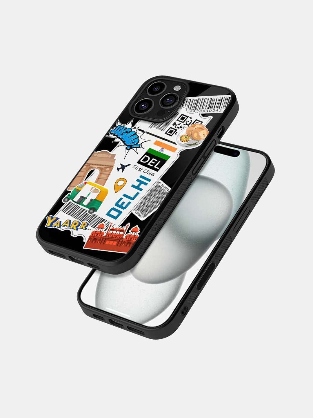 

macmerise Typography Printed iPhone 16 Pro Max Bumper Case Mobile Accessories, Black
