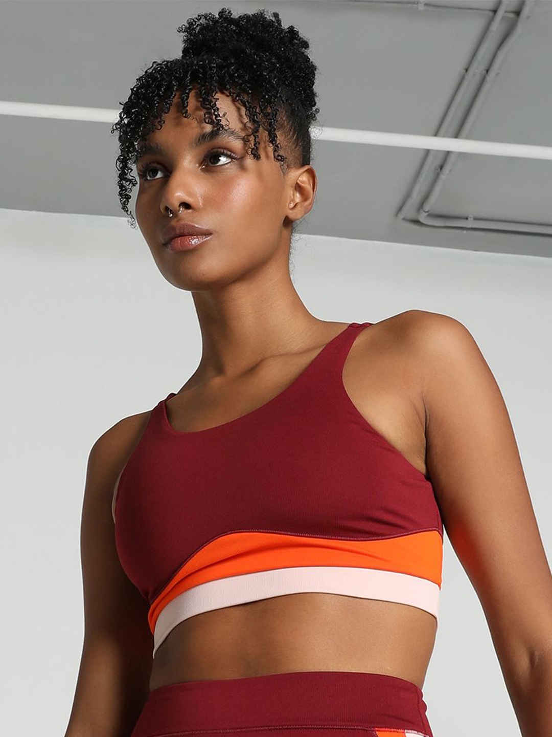 

Puma x lemlem Running Crop Tank, Maroon