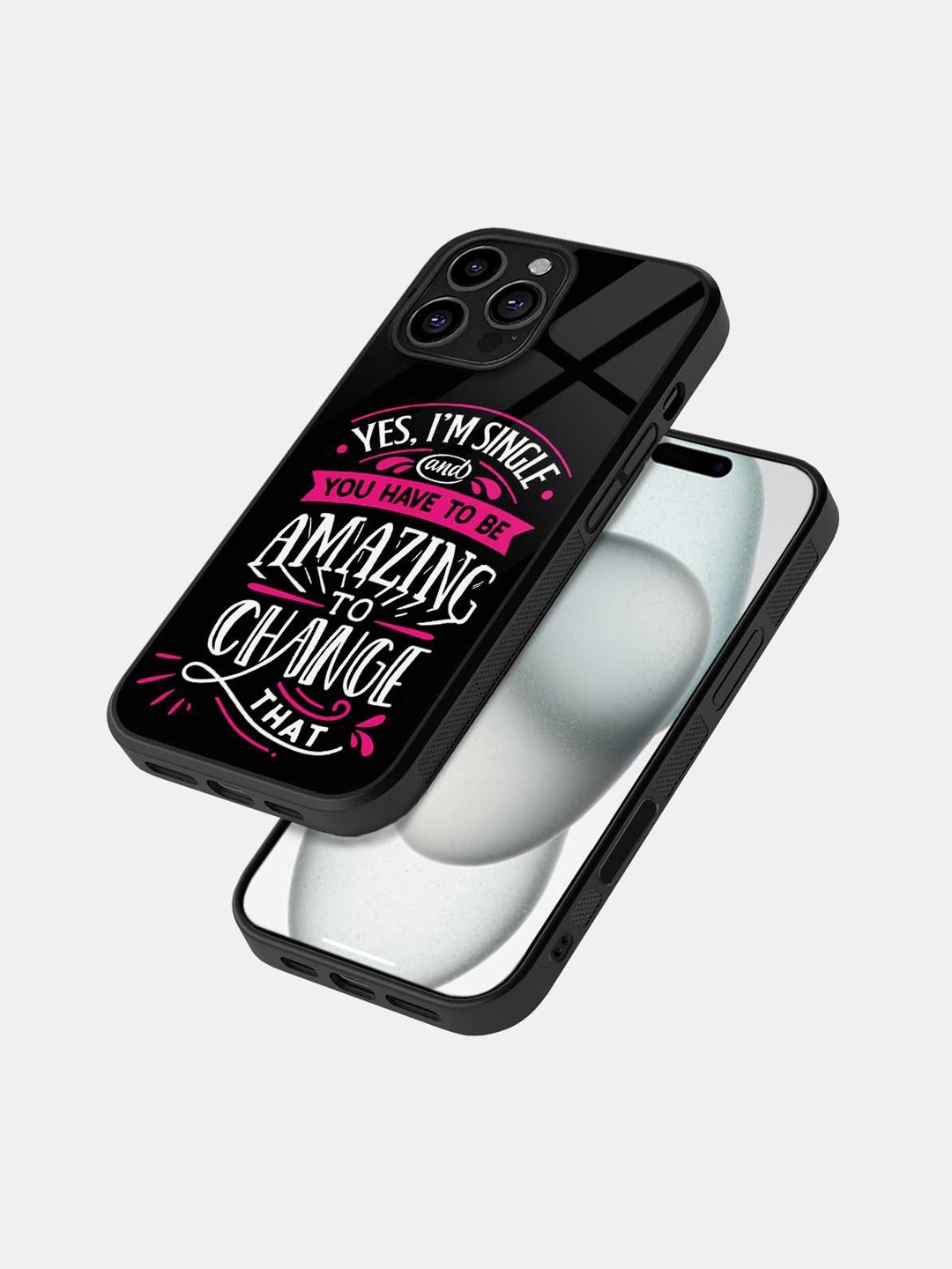 

macmerise iPhone 16 Pro Max Bumper Case Mobile Accessories, Black