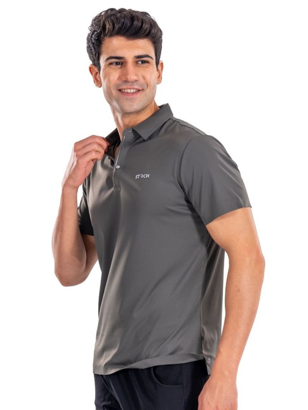 

STRCH Men Anti Odour T-shirt, Green