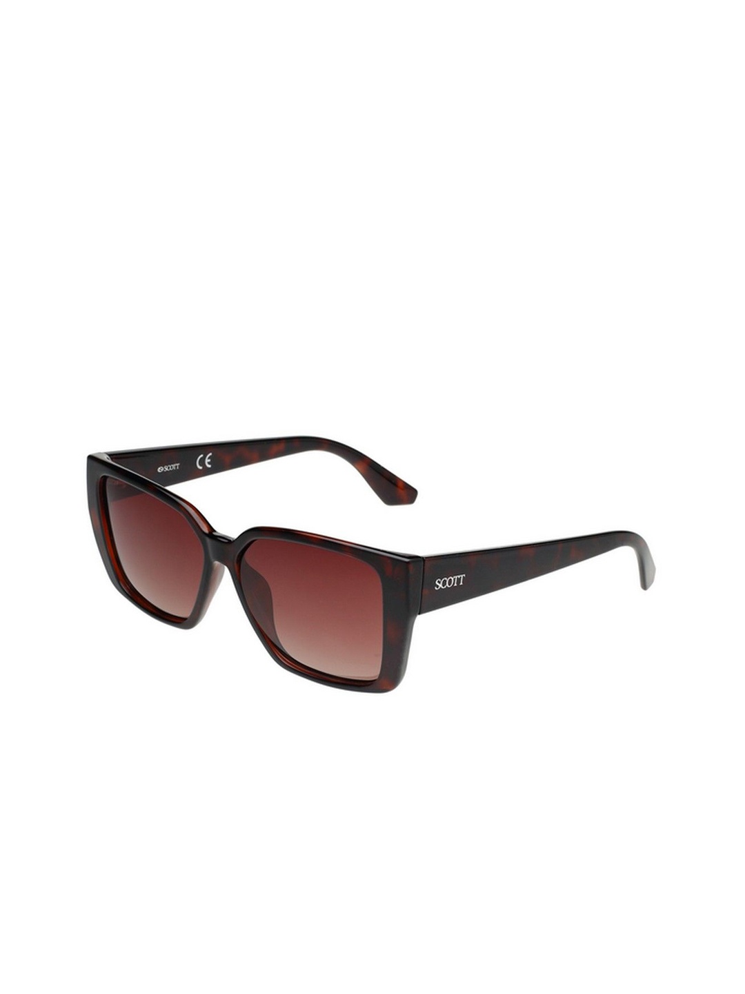 

SCOTT Women Cateye Sunglasses with UV Protected Lens, Brown