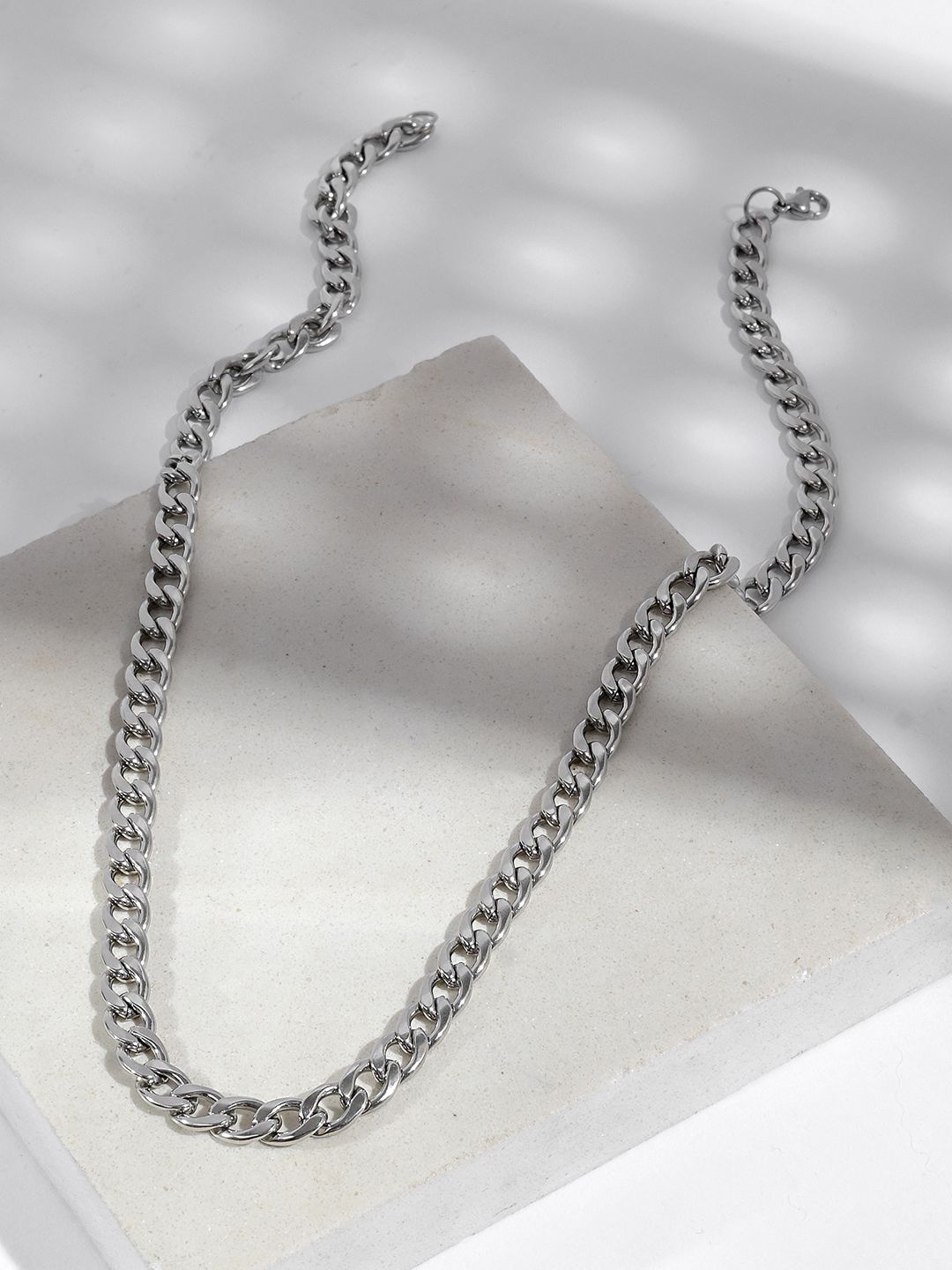 

JOKER & WITCH Men Silver-Plated Chain