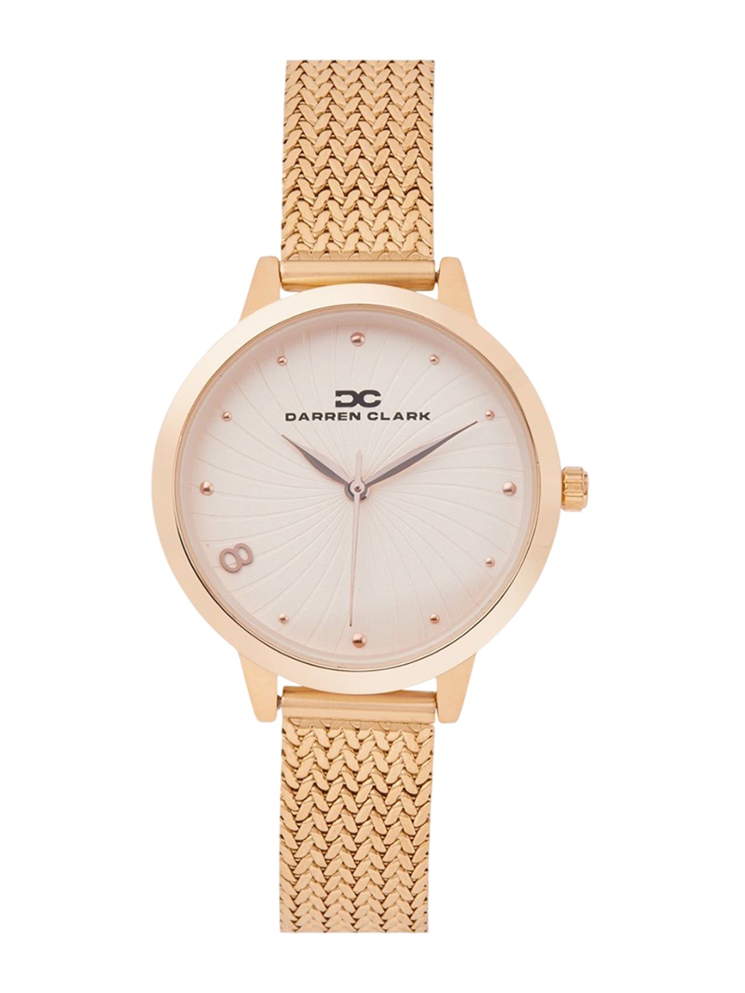 

DARREN CLARK Women Dial & Bracelet Style Straps Analogue Watch 2006C-E0307, Rose