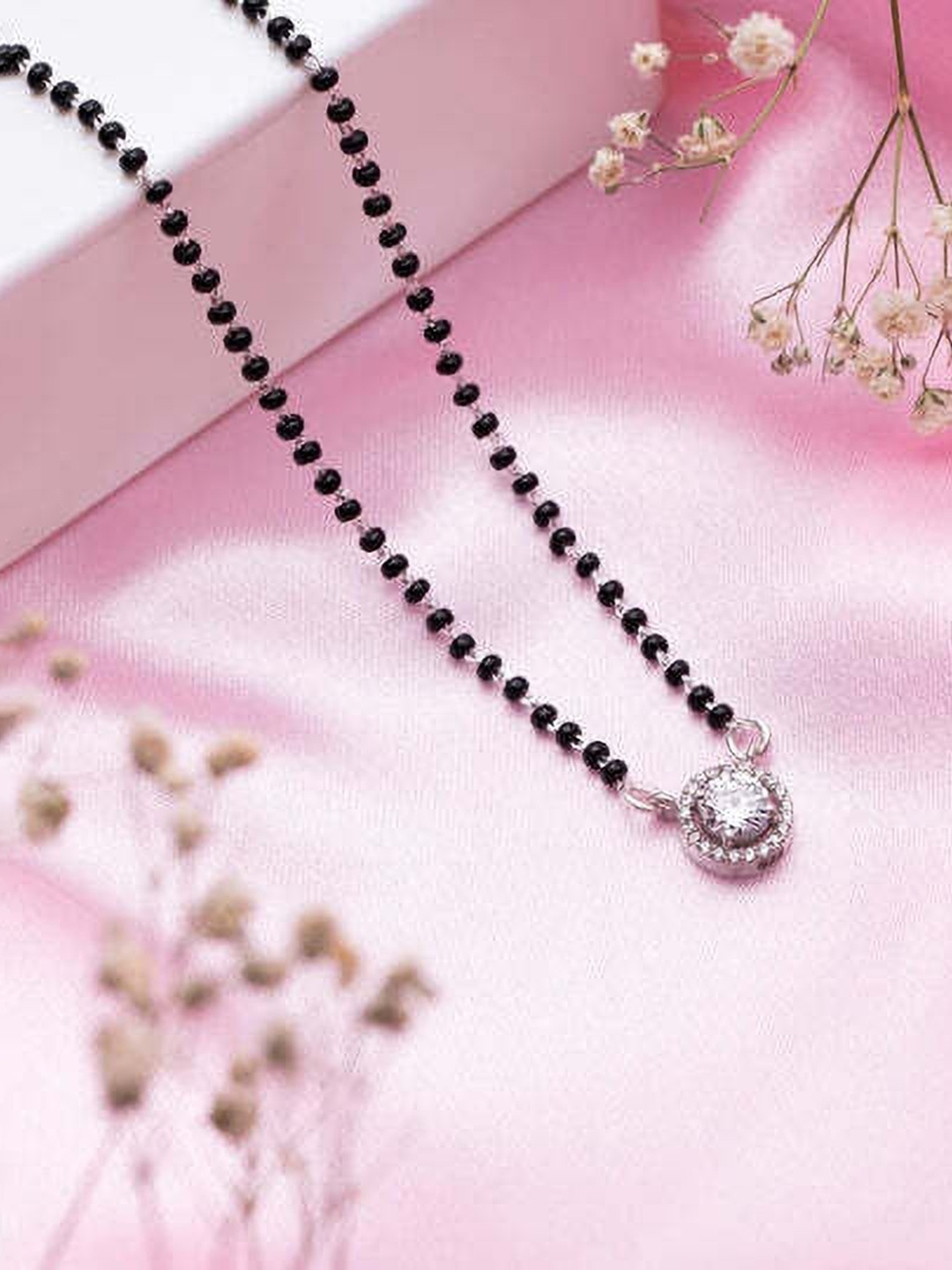 

Wynona Silver-Plated Mangalsutra