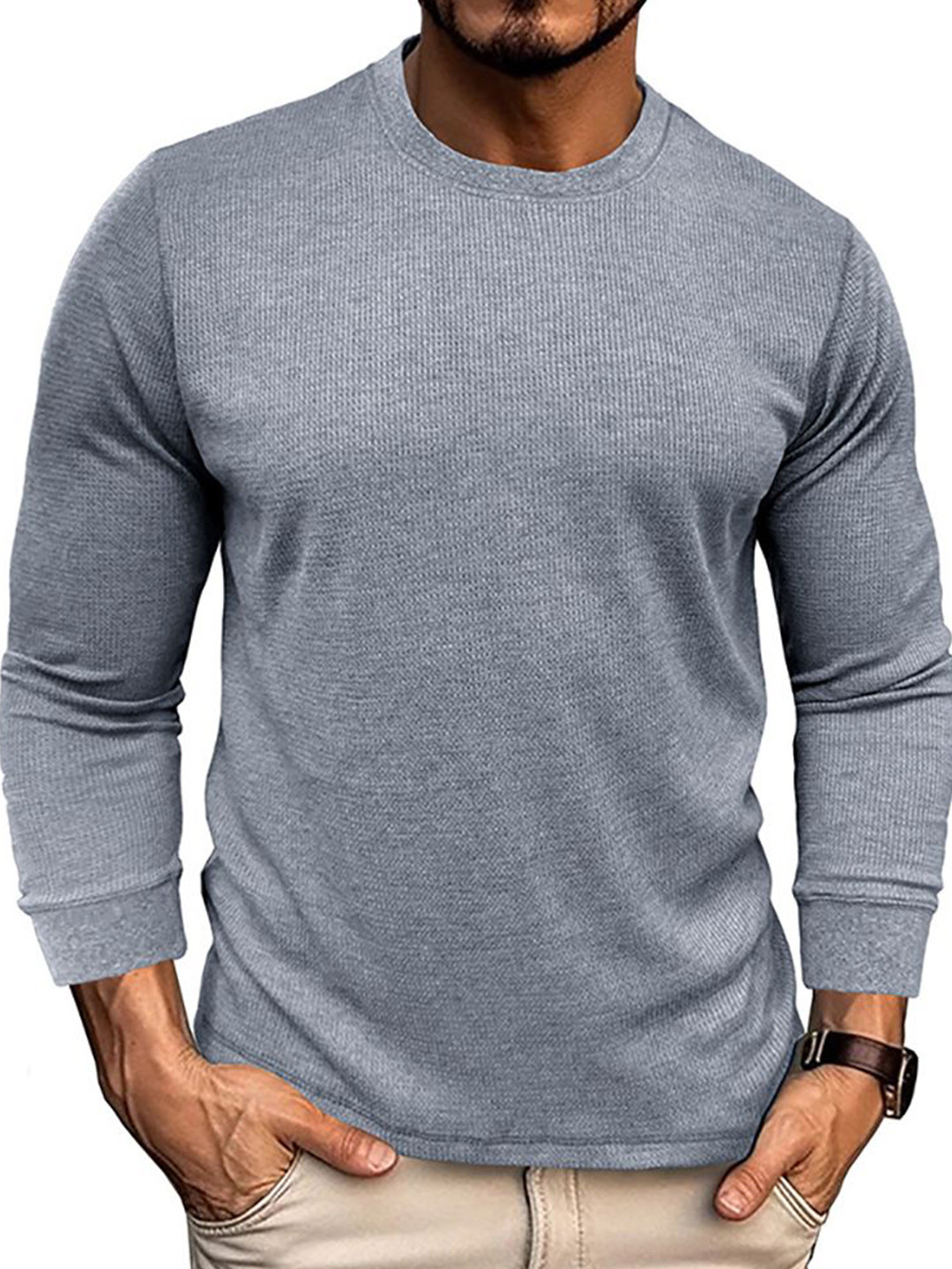 

StyleCast x Revolte Men Pullover, Grey