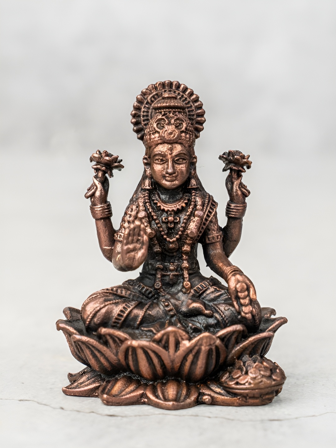 

The Advitya Copper-Toned Religious Idol Showpiece
