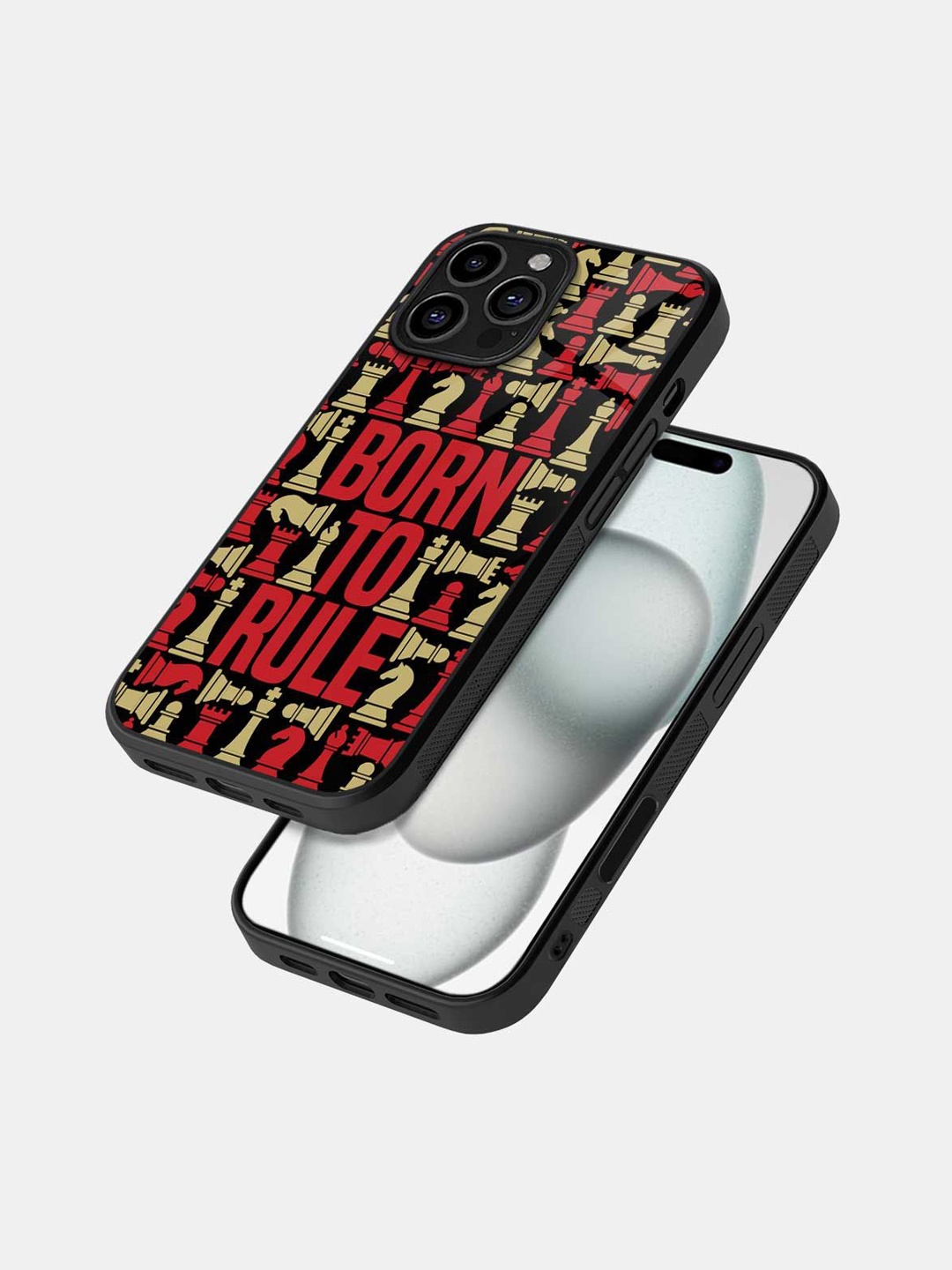

macmerise Typography Printed iPhone 16 Pro Max Bumper Case Mobile Accessories, Black