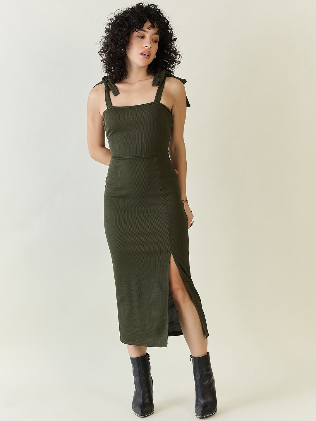 

aayu Bodycon Maxi Dress, Green