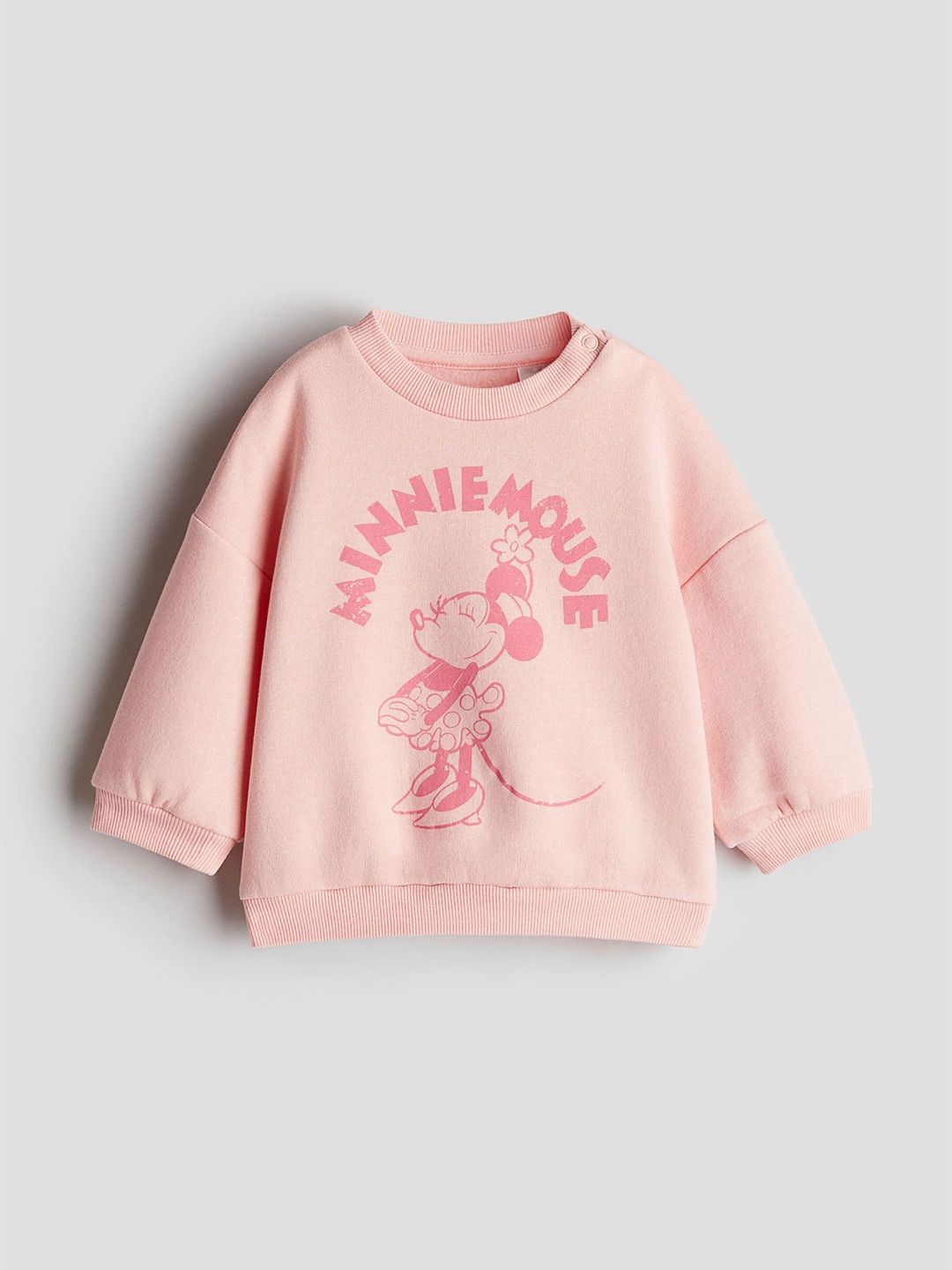 

H&M Girls Print-Motif Sweatshirt, Pink