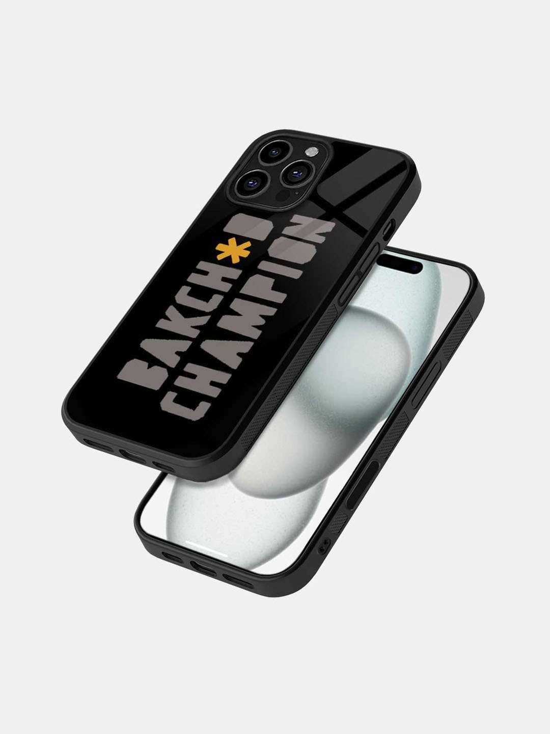 

macmerise Typography Printed iPhone 16 Pro Max Bumper Case Mobile Accessories, Black