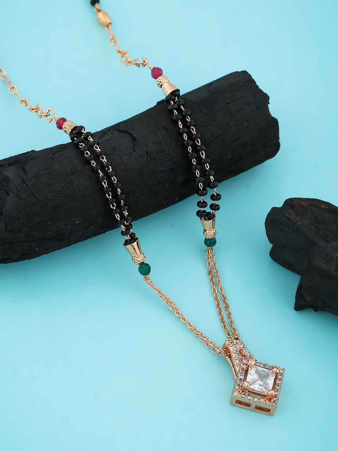 

Wynona Gold-Plated Mangalsutra