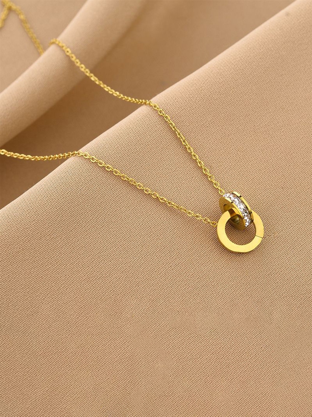 

Just Lil Things Stone Studded Chain, Gold