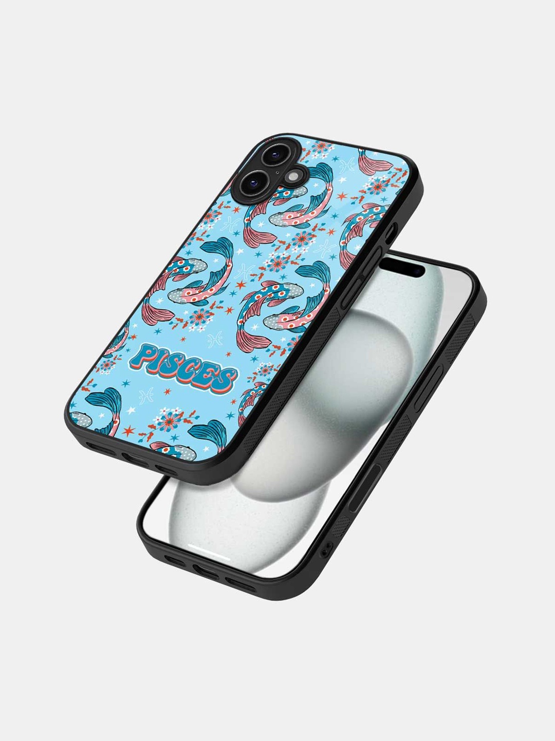 

macmerise Quirky Printed iPhone 16 Plus Bumper Case Mobile Accessories, Black